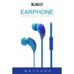 Wholesale KIKO 883 Stereo Earphone Headset with Mic (883 Blue)